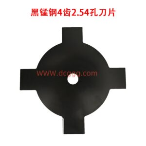 1号黑锰钢4齿2.54孔刀片